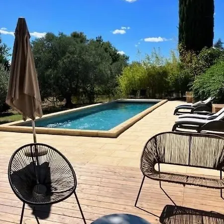 Du Cypres, 12 Pers Et Piscine Aigaliers